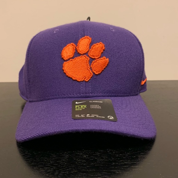 NWT! Nike Clemson Tigers stretch-fit hat